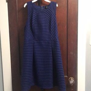 Mossimo Blue dress with silver zipper